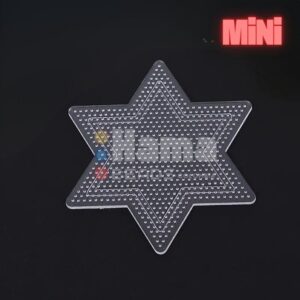 Plantilla hamabeasd mini estrella Perler